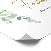 Oh Boy Balloon Baby Shower Favoriten Poster (Ecke)