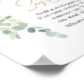 Oh Boy Balloon Baby Shower Say Baby nicht Poster (Ecke)