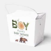 Oh Boy Bear Baby Dusche Geschenkschachtel (Rückseite)