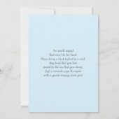 Oh Boy Bear Baby Shower Boy Einladung (Rückseite)