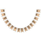 Oh Boy Black Mustache Baby Dusche Wimpelkette (Alle)