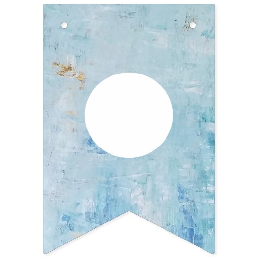 Oh Boy Blue Baby Duschbanner Wimpelkette (Dritte Fahne)