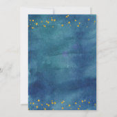 Oh Boy Blue Elephant Baby Dusche Einladung (Rückseite)