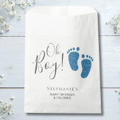 Oh Boy Blue Feet Baby Dusche Geschenktütchen