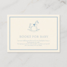 Oh boy Blue Ribbon Cute Elegant  Books for baby Begleitkarte