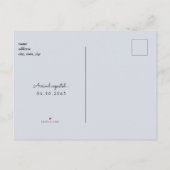 Oh Boy Blue Ultrasound Foto Ankündigungspostkarte (Rückseite)