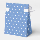 Oh Boy Blue und White Boy Baby Dusche Geschenkschachtel (Rückseite)