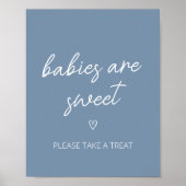 Oh Boy Boho Minimalistisch Babies sind süß Poster (Vorne)