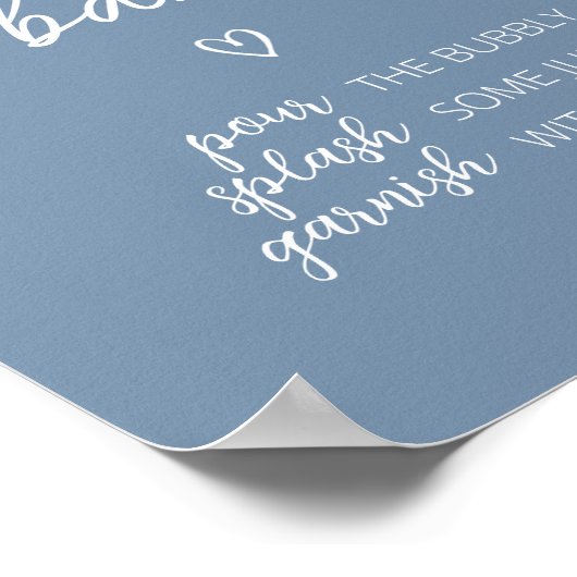 Oh Boy Boho Minimalistisch Baby Dusche Mama Osa Ba Poster (Ecke)