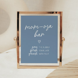 Oh Boy Boho Minimalistisch Baby Dusche Mama Osa Ba Poster