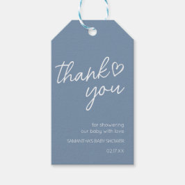 Oh Boy Boho Minimalistisch Baby Shower Fevor Tags Geschenkanhänger