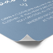 Oh, Boy Boho Minimalistisch Babydusche Sage nicht Poster (Ecke)