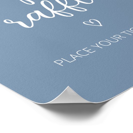 Oh Boy Boho Minimalistisch Babydusche Windelwanne Poster (Ecke)