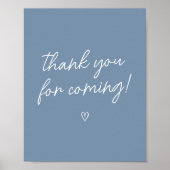 Oh Boy Boho Minimalistisch Danke, dass du gekommen Poster (Vorne)