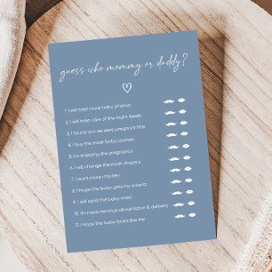 Oh Boy Boho Minimalistische Babyparty-Ratspiel