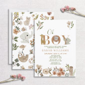 Oh Boy Brown Boho Safari Animals Dusche Einladung