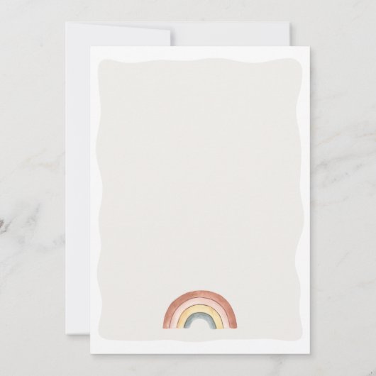 Oh Boy Clothes Baby Dusche Einladung (Rückseite)