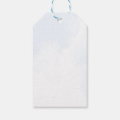 Oh Boy, Cute Bear Baby shower boy Geschenkanhänger (Rückseite)