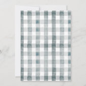 Oh Boy Duck/Mallard Classic Boy Baby Dusche Einladung (Rückseite)