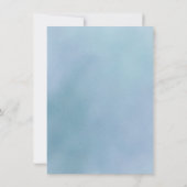 Oh Boy | Eucalyptus Balloon Babydusche Einladung (Rückseite)