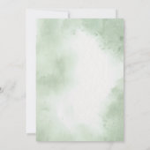 Oh Boy Eucalyptus Greenery Baby Shower Balloon Einladung (Rückseite)