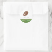 Oh Boy Football Baby Dusche danke Aufkleber (Tasche)