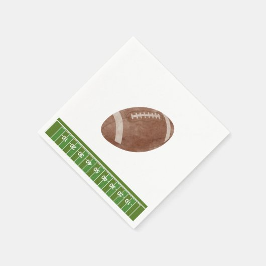 Oh, Boy Football Baby Duschkabine Serviette (Ecke)