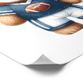 Oh Boy Football Thema Kinderdusche Poster (Ecke)