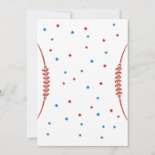 Oh Boy Football Theme Baby Shower Einladung (Rückseite)