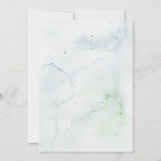 Oh Boy Forest Bear baby shower invitation Einladung (Rückseite)