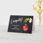 Oh Boy Grinch Baby Dusche Herzlichen Glückwunsch Karte (Gelbe Blume)