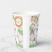 Oh Boy Jungle Baby Shower Safari Animals  Pappbecher (Rechts)