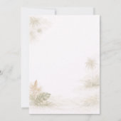 Oh Boy Jungle Safari Couples Baby Shower Einladung (Rückseite)