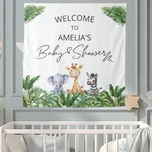 Oh Boy Jungle Safari Willkommen Baby Shower Wandte Wandteppich