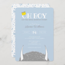 Oh Boy | Lass der Wild Rumpus Start Baby Shower