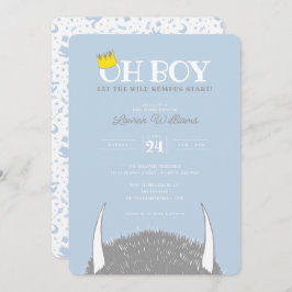 Oh Boy | Lass der Wild Rumpus Start Baby Shower Einladung