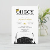 Oh Boy | Lass der Wild Rumpus Start Baby Shower Einladung (Stehend Vorderseite)