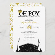 Oh Boy | Lass der Wild Rumpus Start Baby Shower