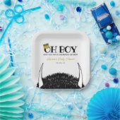 Oh Boy | Lass der Wild Rumpus Start Baby Shower Pappteller (Party)