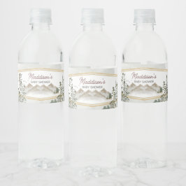 Oh Boy Let the Adventure Begin Baby Shower Wasserflaschenetikett