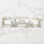 Oh Boy Let the Adventure Begin Baby Shower Wasserflaschenetikett (Einzelnes Label)