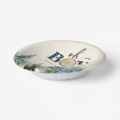 Oh Boy Lumberjack Wald Bear Baby Dusche Pappteller (Gewinkelt)