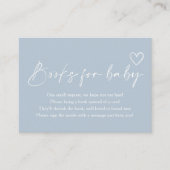 Oh, Boy Minimalistische Babyduschbücher für Baby Begleitkarte (Vorderseite)