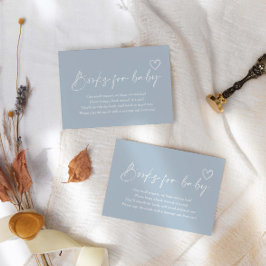 Oh, Boy Minimalistische Babyduschbücher für Baby Begleitkarte