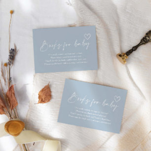 Oh, Boy Minimalistische Babyduschbücher für Baby Begleitkarte