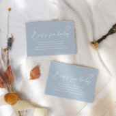 Oh, Boy Minimalistische Babyduschbücher für Baby Begleitkarte