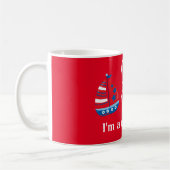 Oh Boy Nautical Junge Mutter Kaffee Tasse (Links)