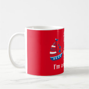 Oh Boy Nautical Junge Mutter Kaffee Tasse