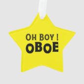 Oh Boy Oboe Ornament (Rückseite)
