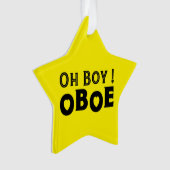 Oh Boy Oboe Ornament (Vorderseite)